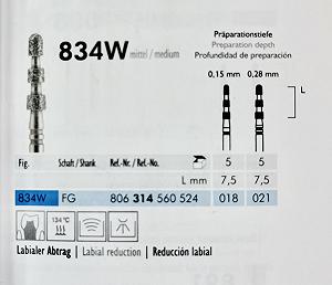 834 W