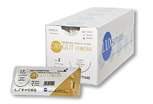 Catgut Chrom (Chromic Catgut) 4/0 (40DS19) / 5/0 (50DS19)