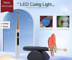 Lampa fotopolimerizare LED cu caries detector