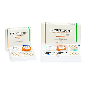 Bright Light Hybrid composite dental material